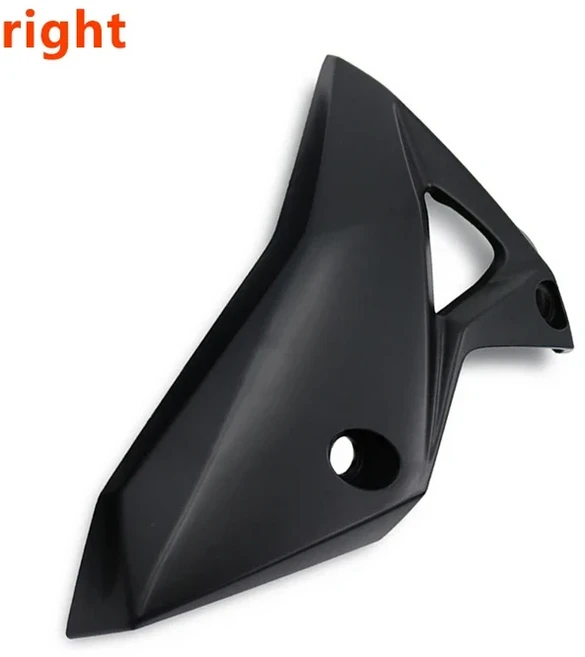 가와사키용 오토바이 2016 냄비 2013 2014 2015 뱃살 배기 사이드 가드 하단 오일 밸리 팬 커버 페어링 카, 02 matte black right