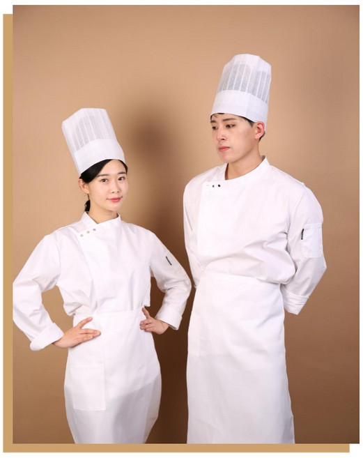 쉐프클로젯 조리기능사 시험용 모자 쉐프 요리사 모자, 화이트, 1개