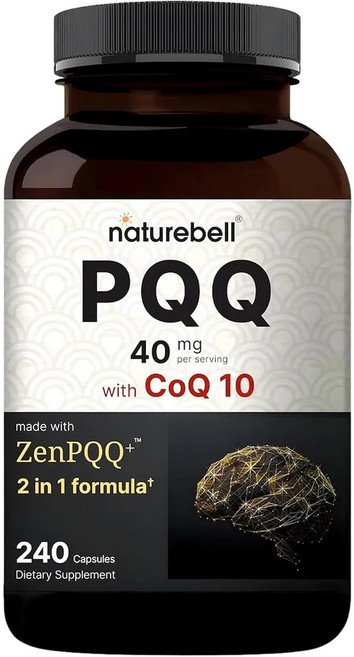 네이쳐벨 PQQ 40mg 활성 피로퀴놀린 퀴논 240정, 1개