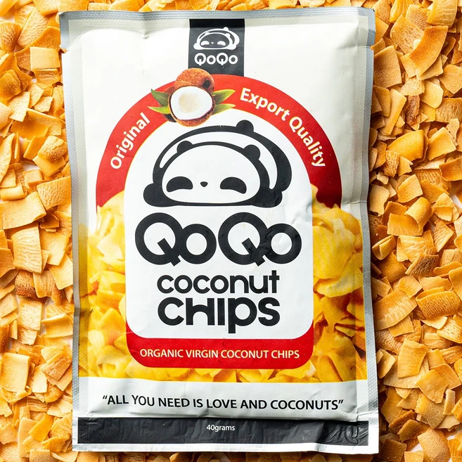 큐오큐오 필리핀 코코넛칩, 7개, 40g - 쿠팡