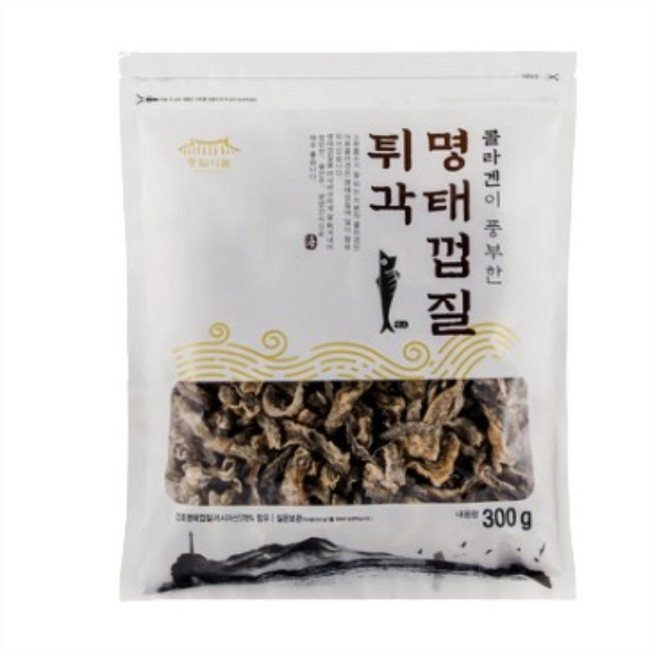 동일식품 콜라겐이 풍부한 명태껍질튀각, 300g, 2개