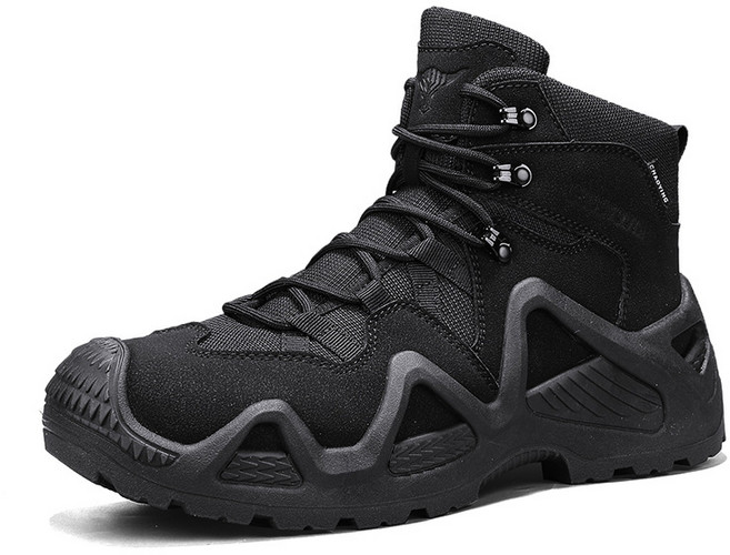 ANYOU 남성 워커 캐주얼 워커화 하이탑 마틴부츠 안전화 전투화 작업워커 예비군 군화