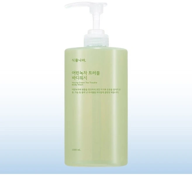 식물나라 어린녹차 트러블 바디워시 1000mL / 식물나라바디워시 식물나라어린녹차바디워시 식물나라트러블바디워시 식물나라바디워시대용량, 1개, 1L - 쿠팡