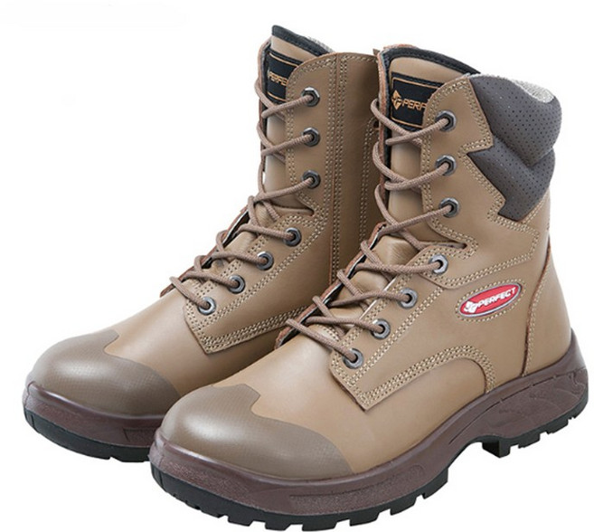 영풍제화 8인치 안전화 Zeus 제우스 라이트브라운 작업화