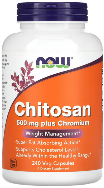 나우푸드 키토산 500 mg 플러스 크롬 240 캡슐 크로미늄, 240정, 1개