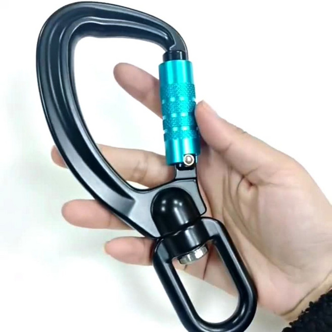 암벽등반장비 클라이밍 구조 등반용품 35kN 고강도고리