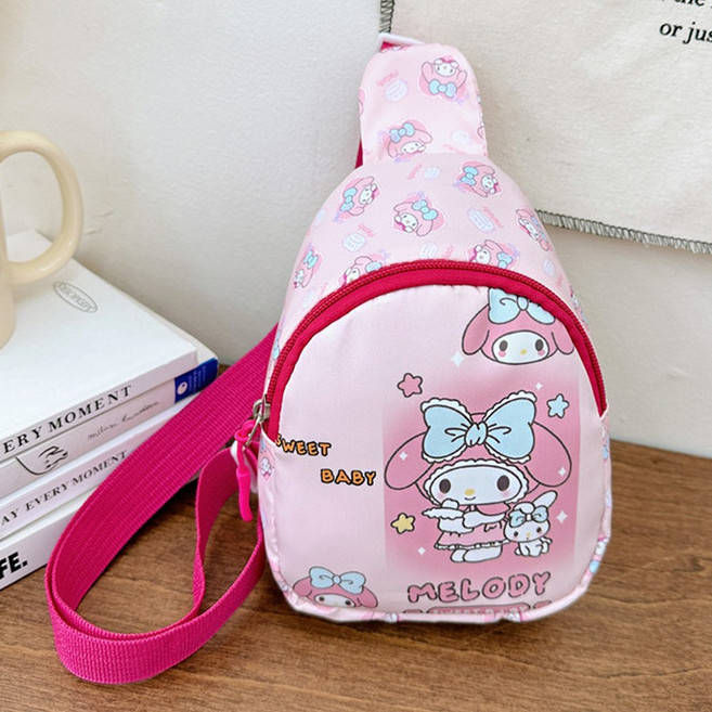 시나모롤 마이멜로디 쿠로미 포차코 폼폼푸린 힙색 슬링백 핸드폰가방