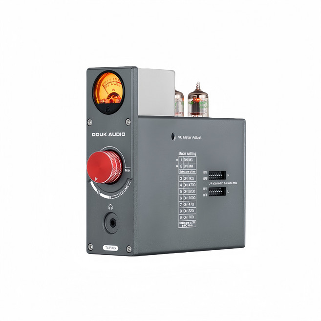 DOUK AUDIO 真空管前級放大器 支援MM/MC唱頭放大與耳擴功能, T4plus
