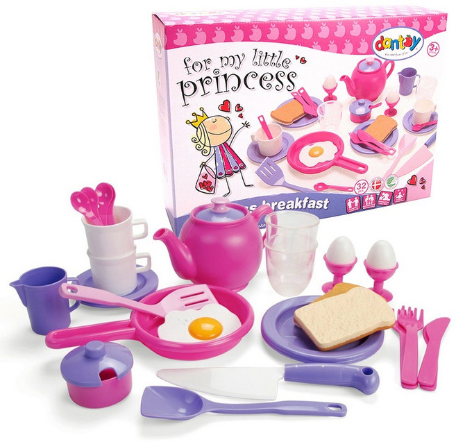 댄토이 프린세스 브런치세트 소꿉놀이 역할놀이 장난감, 1개