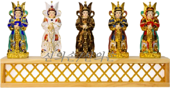 7치 동진보살 (화엄성중) 세트, 1개, 5색칼라세트