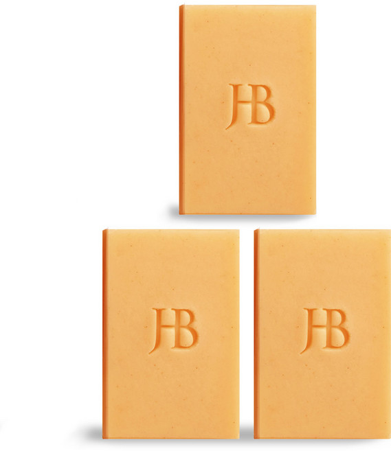 하본 유황 천연비누 계면활성제 무첨가, 3개입, 100g