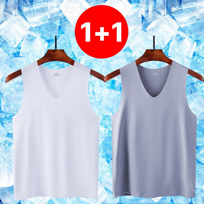 위브젠 남자 쿨나시 심리스 민소매