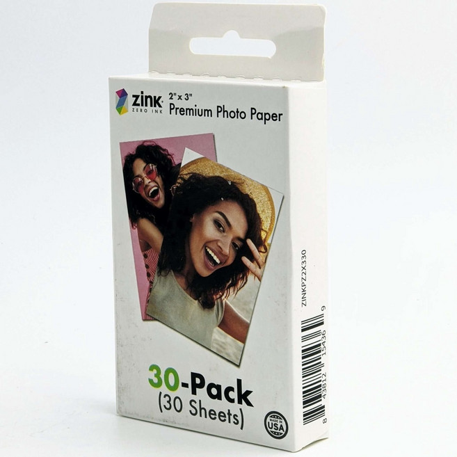 Polaroid 2x3吋 ZINK 相片紙 3小包<<紙盒>>, 30張-->3小包<<紙盒>>, 全新品, 1個