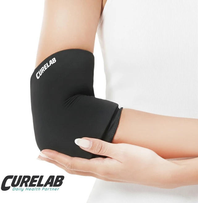 큐어랩 젤 슬리브 팔꿈치 냉온 찜질팩 아이스팩 아이싱 보호대 CL-102 - 쿠팡