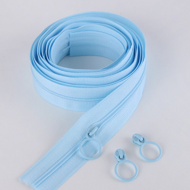 3호 링고리슬라이더(3p) 3호 (270cm)나일론 코일지퍼, 1개, 스카이