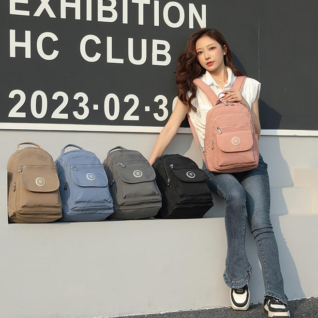 할머니 어깨편한 얌전한 민자 천배낭 40대여성 여자가방 할머니선물