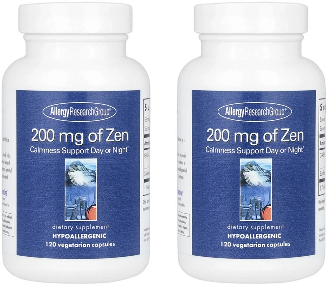 알러지리서치그룹 Zen 가바 GABA 베지 캡슐 120정 1+1, 2개 - 쿠팡
