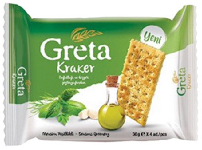 솔렌 그레타 허브 크래커 시즌스 그리너리, 120g, 4개