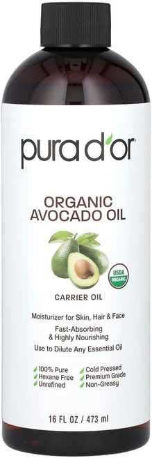 푸라 도르 유기농 아보카도 오일 473ml (16 fl oz) PUD-84078, 1개 - 쿠팡