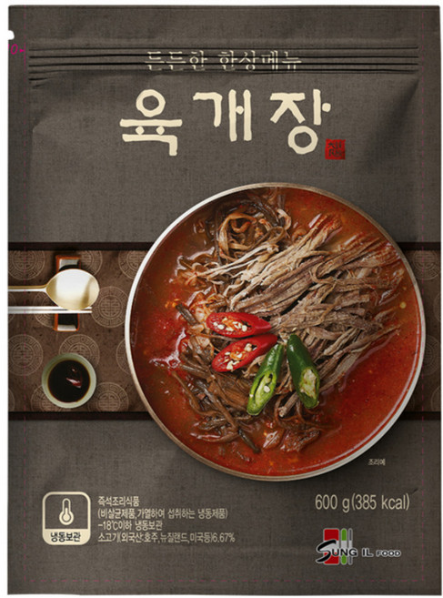 문천식 30년 전통 가마솥 육개장, 600g, 3개