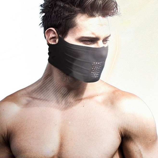 나루 여름 마스크 N1s 얇은소재에 숨구멍을 구현한 자외선 차단 슬림핏마스크, 라이트핑크