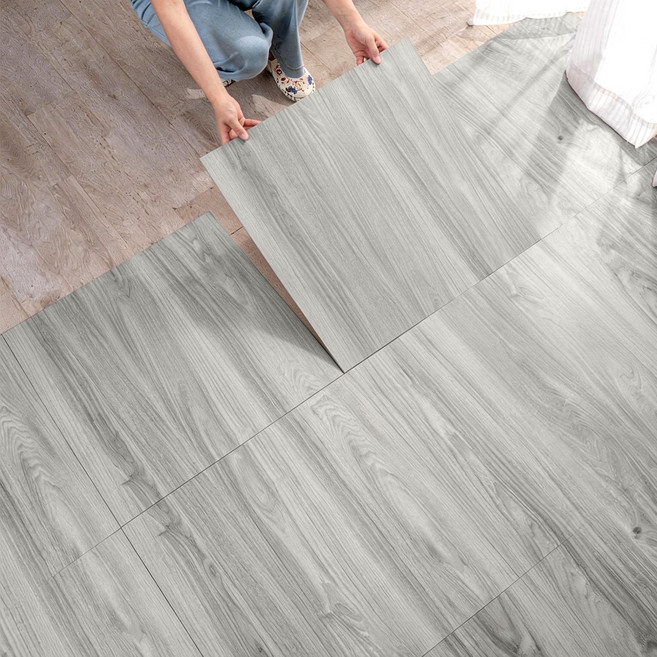 오솜 바닥 데코타일 인테리어 다용도 붙이는 방수 벽지 30*30CM, 10개, 그레이