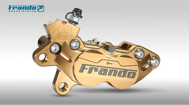 FRANDO CNC全切削對四卡鉗 F101 勁戰 雷霆適用, 1個