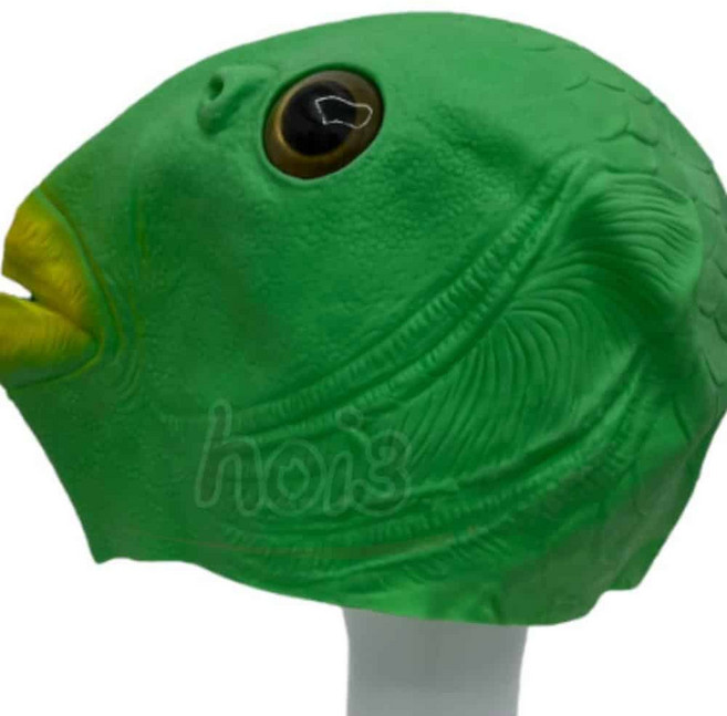 호이 초록물고기 가면