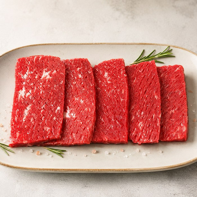 프리미엄 한우 1등급 홍두깨살 육전용 살코기 500g, 1개