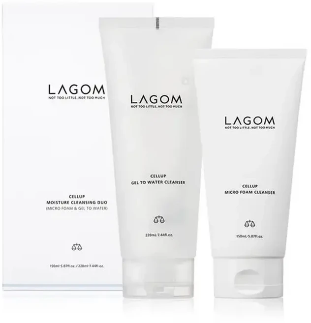 LAGOM 라곰 젤투타 클렌저-220mlL 마이크로포무크렌저-150mL, 1개