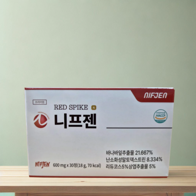 니프젠스파이크프리미엄600mg 니프젠당뇨약 니프젠스파이크프리미엄30000mg 니프젠당뇨 리프젠 식후혈당 혈당스파이크 바나바잎 혈당케어, 30정, 1박스