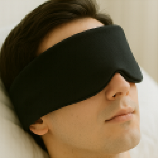 루슬립 보온 초슬림 암막 수면안대