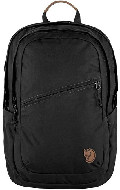 Fjällräven 피엘라벤 Raven 28 백팩 - 멀티 포켓 오거나이저 패딩 지지대 내구성 있는 원단 출퇴근 여행 블랙. 원사이즈 백팩_177045, 블랙_177045