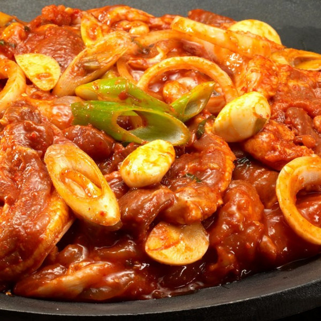 (엉클)국내산 한돈 간장 고추장 불고기 300gX3팩 5팩/수제비법소스, 5개, 300g