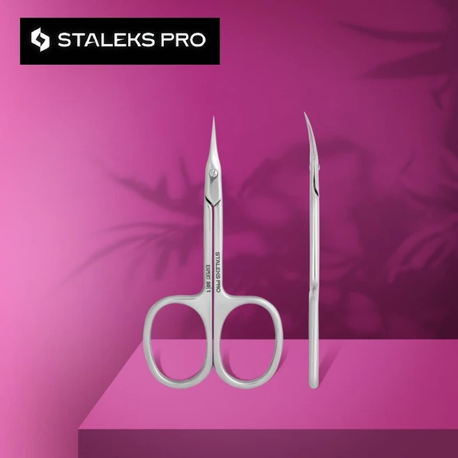 큐티클 네일 가위 STALEKS PRO Expert 50 Type 1 Professional Cuticle Scissors 유럽 스탈렉스, 1개 - 쿠팡