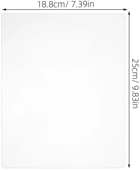 대형 젤 인쇄 플레이트 A4 20x25cm 스크랩북 보드 재사용 가능한 모노프린트, 01 250mm X 188mm