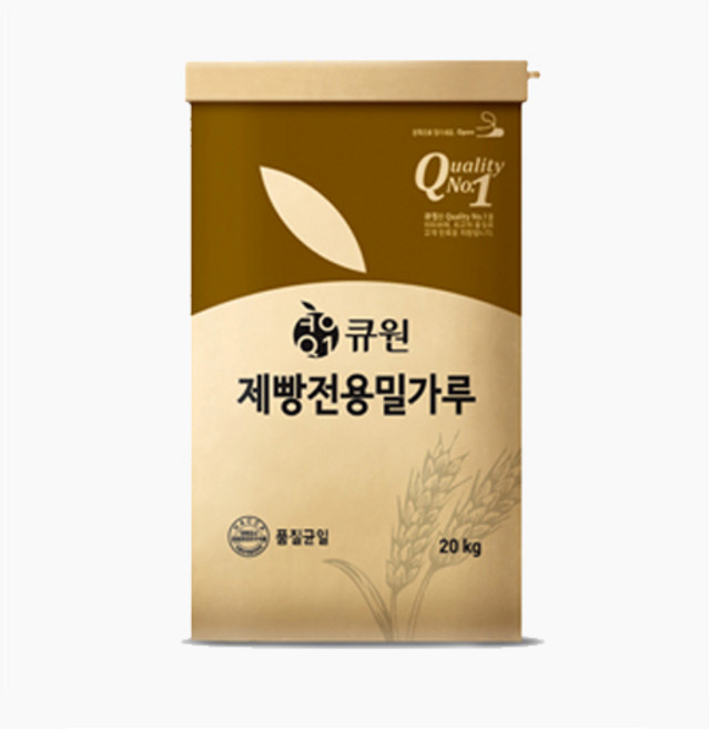 큐원 삼양사 강력분 제빵용 밀가루, 1개, 20kg