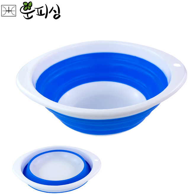 운피싱 접이식 떡밥그릇, 1개, 색상랜덤