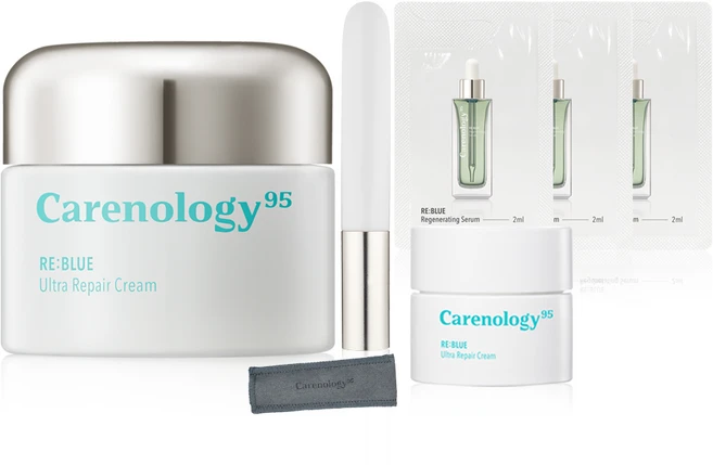 케어놀로지 리블루 울트라 리페어 크림 50ml/급속 진정 수분크림/15겹크림, 1개, 50g - 쿠팡