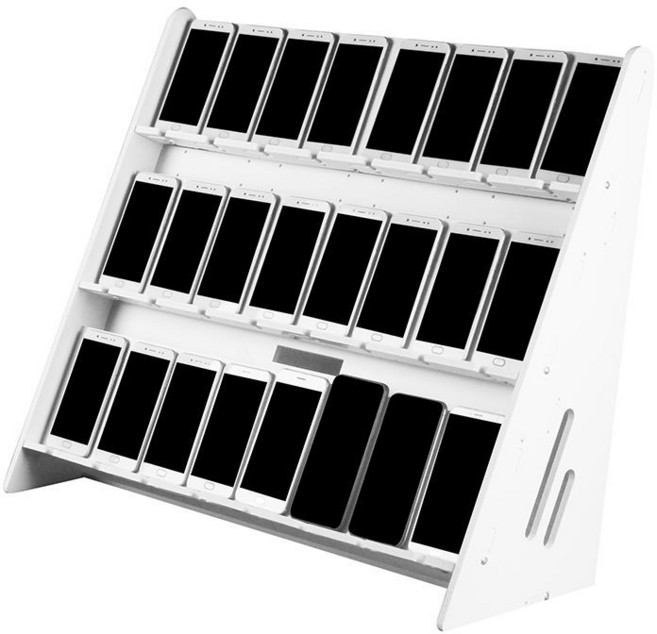 휴대폰 대량 거치대 모바일 진열대 폰가게 다중 멀티 스탠드 1층 8기 4팬 1개 기본 색상, 2층 8기계-4팬, 2층 8기 4팬 × 기본 색상 × 1개