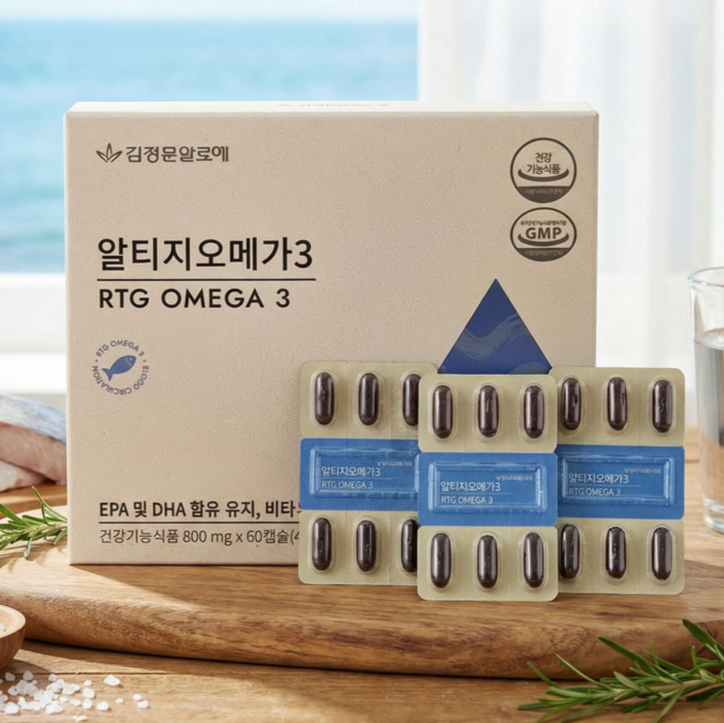 프롬바이오 알티지오메가3, 60정, 1개