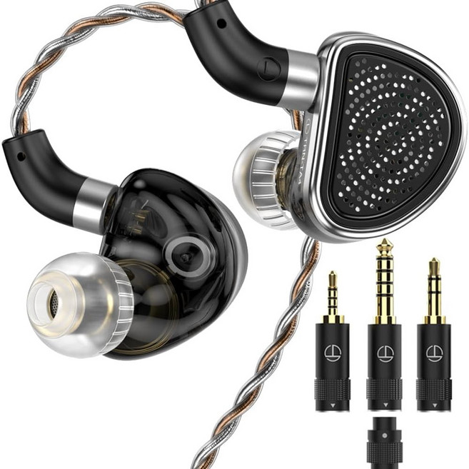 TRN TA4 Knowles 2BA+1DD 2.53.54.4mm QDC 이어폰 고해상도 이어폰 베릴륨 코틴 진동판