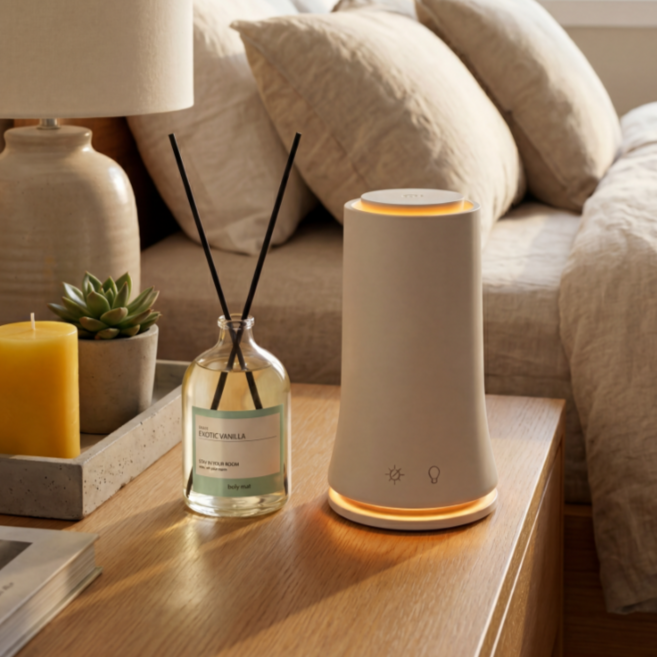 [유지비 제로 안심템]클라 공기살균기 무드등 반려동물 화장실 주방 냄새제거 공기청정 생활악취 공기케어, 클라살균기+오리엔탈 히노키 디퓨저, 클라공기살균기