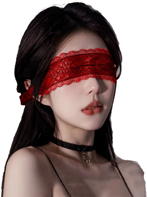핑크바니 레이스 블라인드 아이마스크 섹시 파티 코스튬 소품