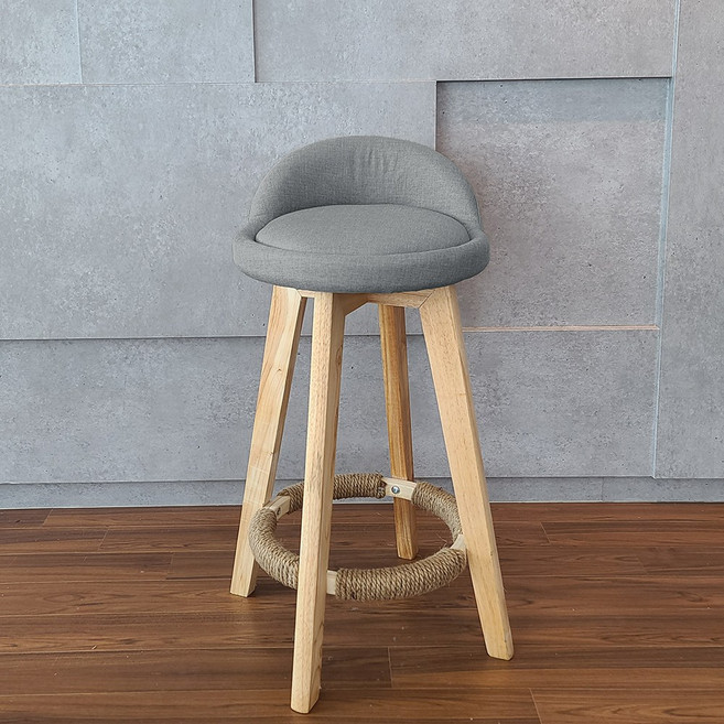 코지테일러 회전 아일랜드 식탁의자 홈바 주방 거실 회전 바텐 스툴 바 체어 60cm B101, 그레이