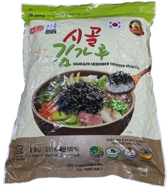 시골김 가루김 김가루, 1kg, 1개
