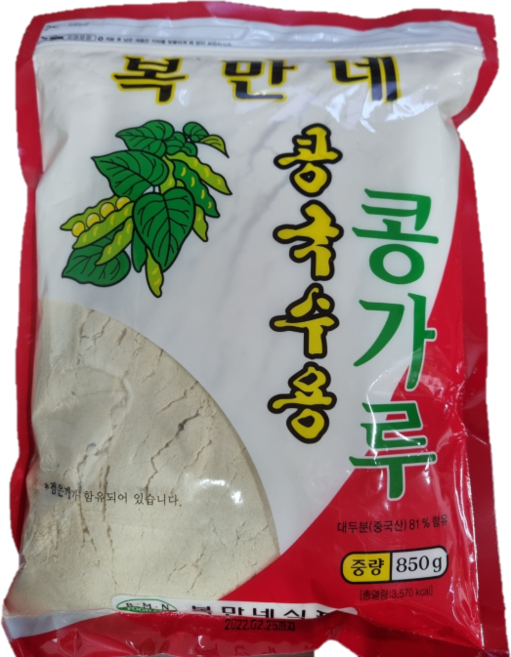 복만네 콩국수용 콩가루, 850g, 3개
