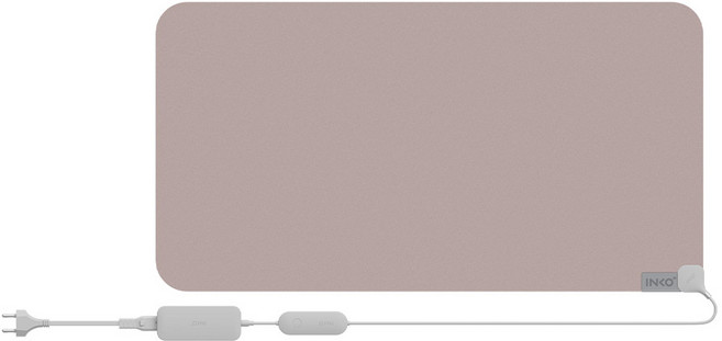 잉코 스웨이드 양면발열 휴대용 전기 온열 매트 어반그레이 I-S700, 70 x 37 x 0.2 cm