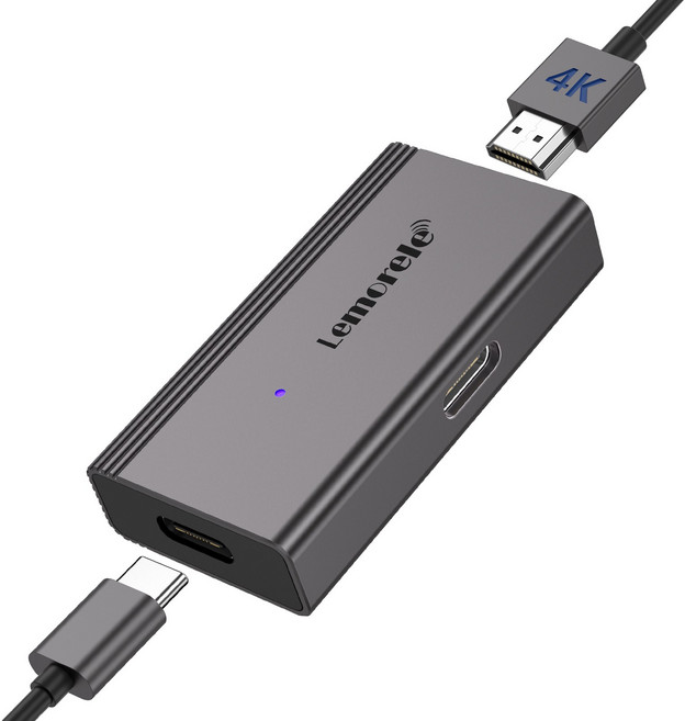 Lemorele HDMI-USB C 4k 60Hz 변환기 어댑터, [01] HDMIUSB C