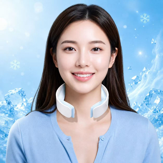 다예코 아이스 넥쿨러 얼음 목걸이 목쿨러 넥밴드, 1개, 다예코블랙